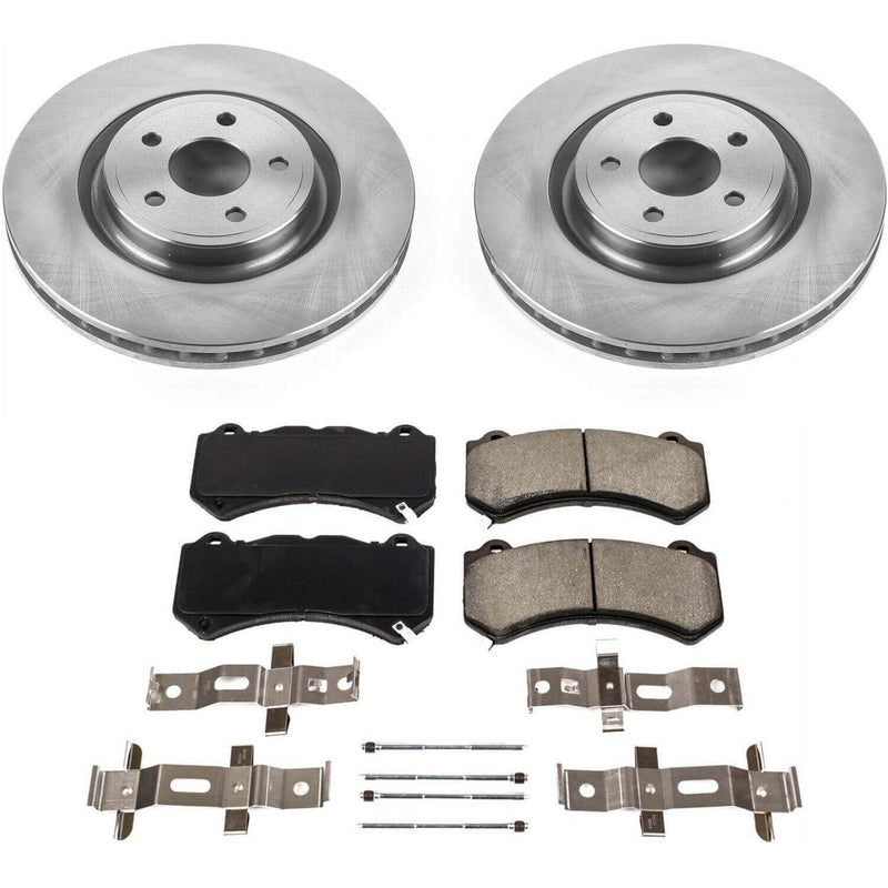 Power Stop KOE5957 Autospecialty - 1-Click Daily Driver Brake Kits (Front) for 2012-2020 Dodge Durango product image