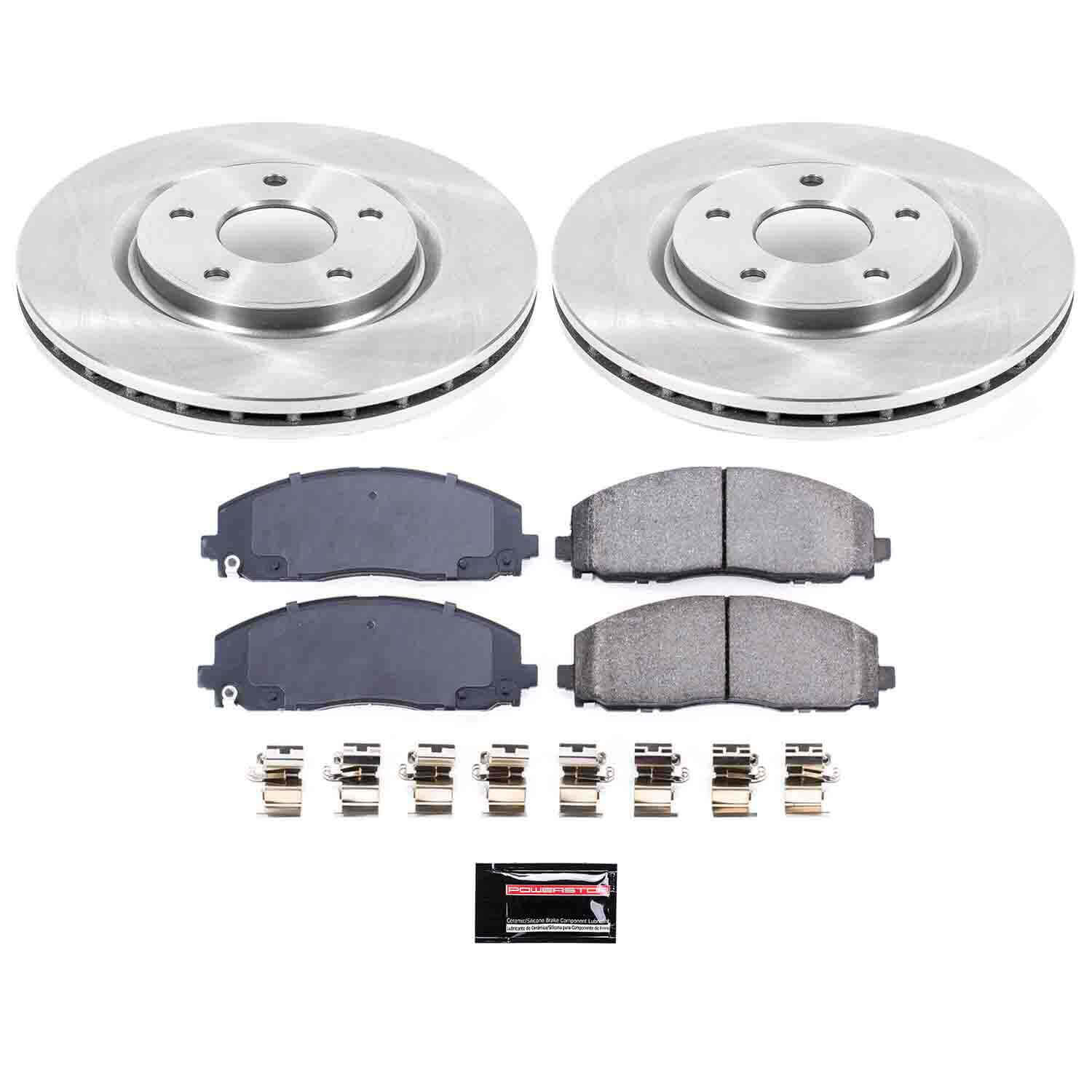 Power Stop KOE5959 Autospecialty - 1-Click Daily Driver Brake Kits (Front) for 2012-2024 Chrysler Pacifica product image