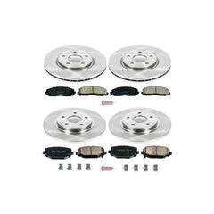 Power Stop KOE5960 Autospecialty - 1-Click Daily Driver Brake Kits (Front And Rear) for 2012-2020 Chrysler Town & Country product image