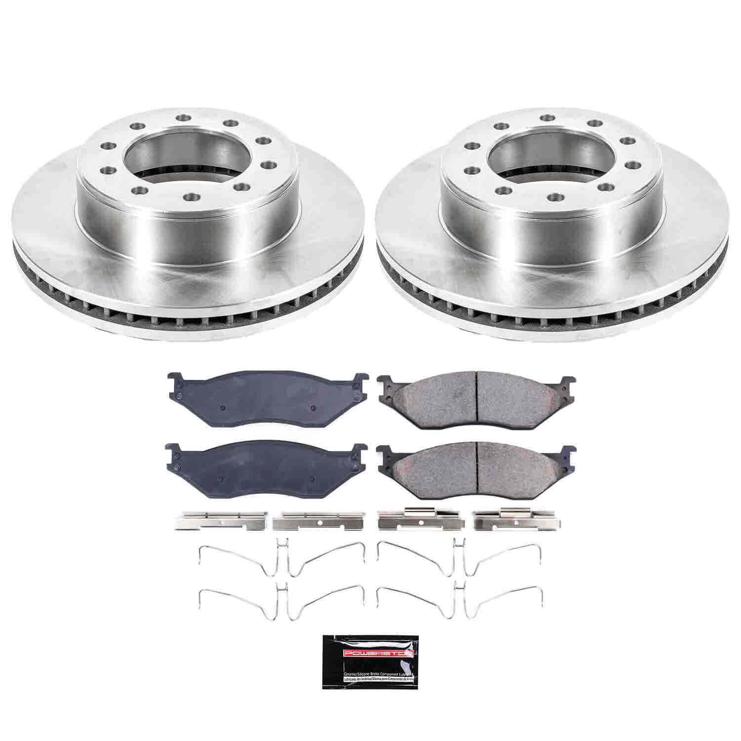 Power Stop KOE5964 Autospecialty - 1-Click Daily Driver Brake Kits (Front) for 2005-2016 Ford F-450 Super Duty product image