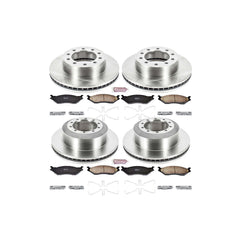 Power Stop KOE5965 Autospecialty - 1-Click Daily Driver Brake Kits (Front And Rear) for 2005-2016 Ford F-450 Super Duty product image