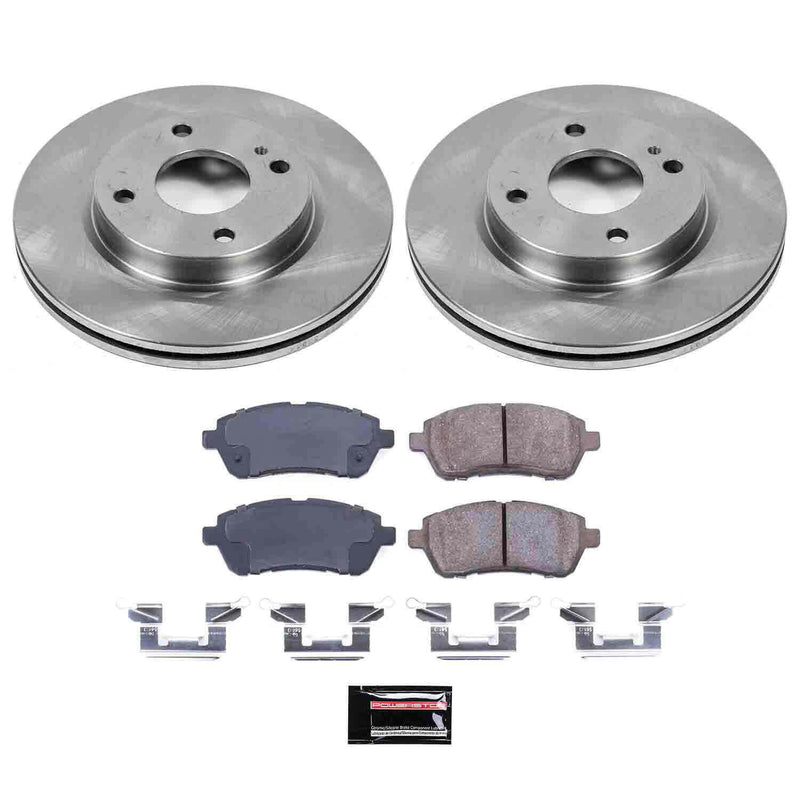 Power Stop KOE5969 Autospecialty - 1-Click Daily Driver Brake Kits (Front) for 2011-2019 Ford Fiesta product image
