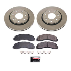 Power Stop KOE5972 Autospecialty 1-Click Daily Driver Front Pad And Rotor Kit for 2010-2014 Ford F-150 product image