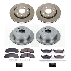 Power Stop KOE5973 Autospecialty 1-Click Daily Driver Front And Rear Pad And Rotor Kit for 2010-2011 Ford F-150 product image