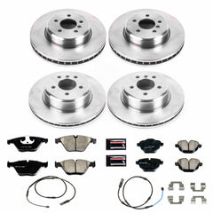 Power Stop KOE6023 Autospecialty 1-Click Daily Driver Front And Rear Brake Kit for 2011-2016 BMW 535D product image
