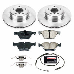 Power Stop KOE6032 Autospecialty 1-Click Daily Driver Plain Rotor Front Brake Kit for 2011-2016 BMW 528I product image