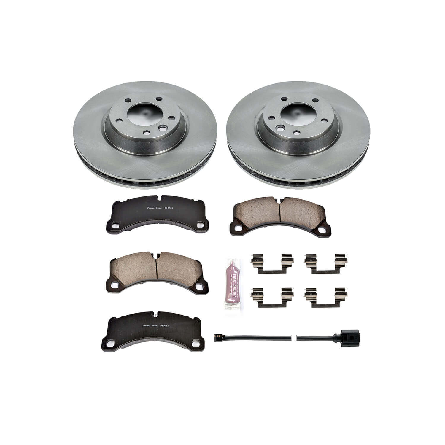 Power Stop KOE6049 Autospecialty - 1-Click Daily Driver Brake Kits (Front) for 2011-2013 Porsche Cayenne product image