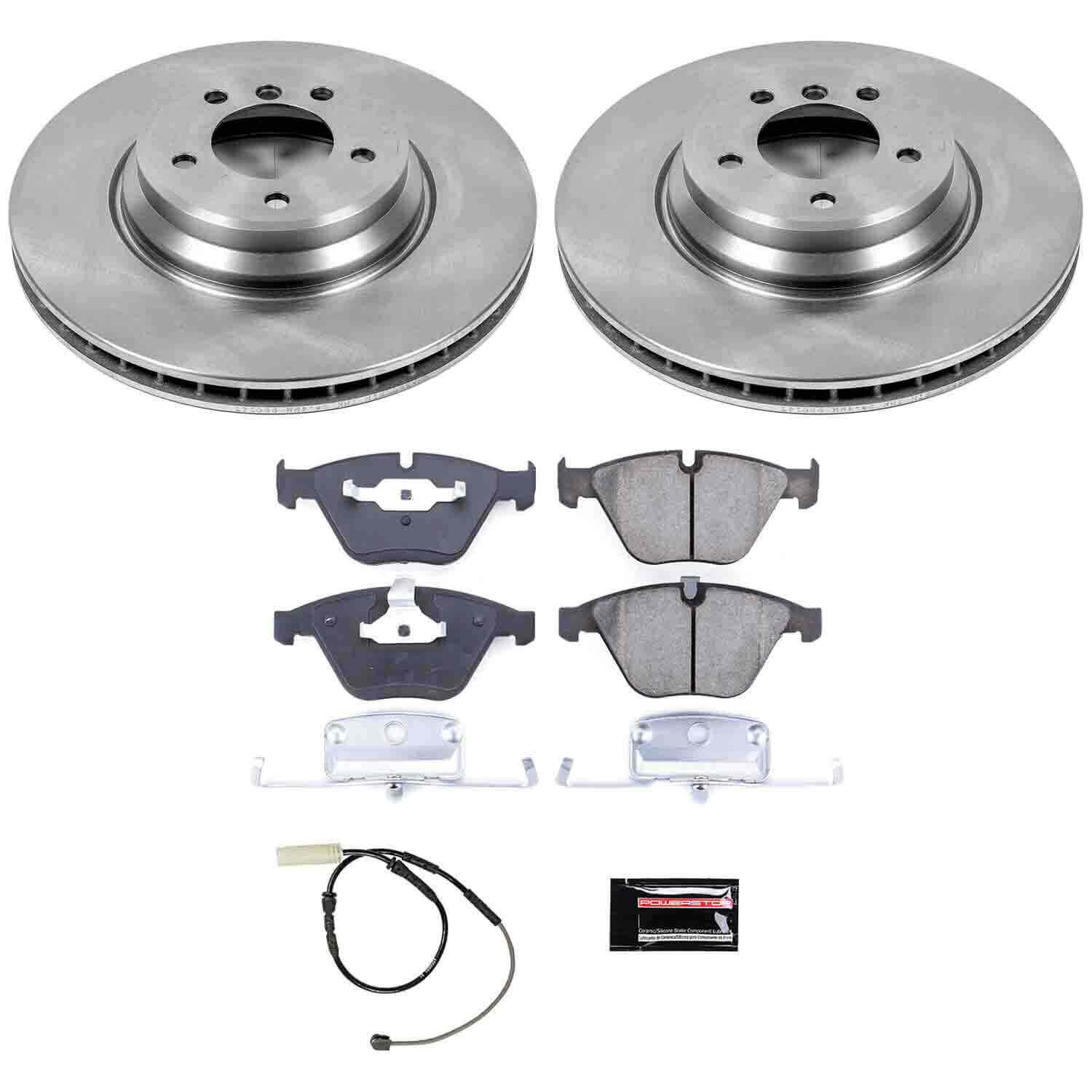 Power Stop KOE6055 Autospecialty - 1-Click Daily Driver Brake Kits (Front) for 2011-2013 BMW 335D product image