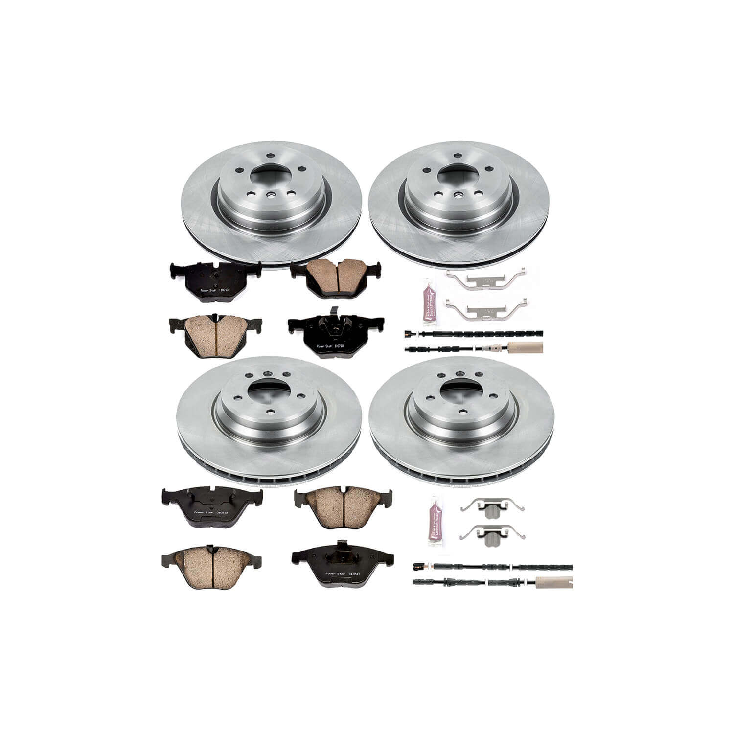Power Stop KOE6059 Autospecialty - 1-Click Daily Driver Brake Kits (Front And Rear) for 2011-2012 BMW 335I Xdrive product image
