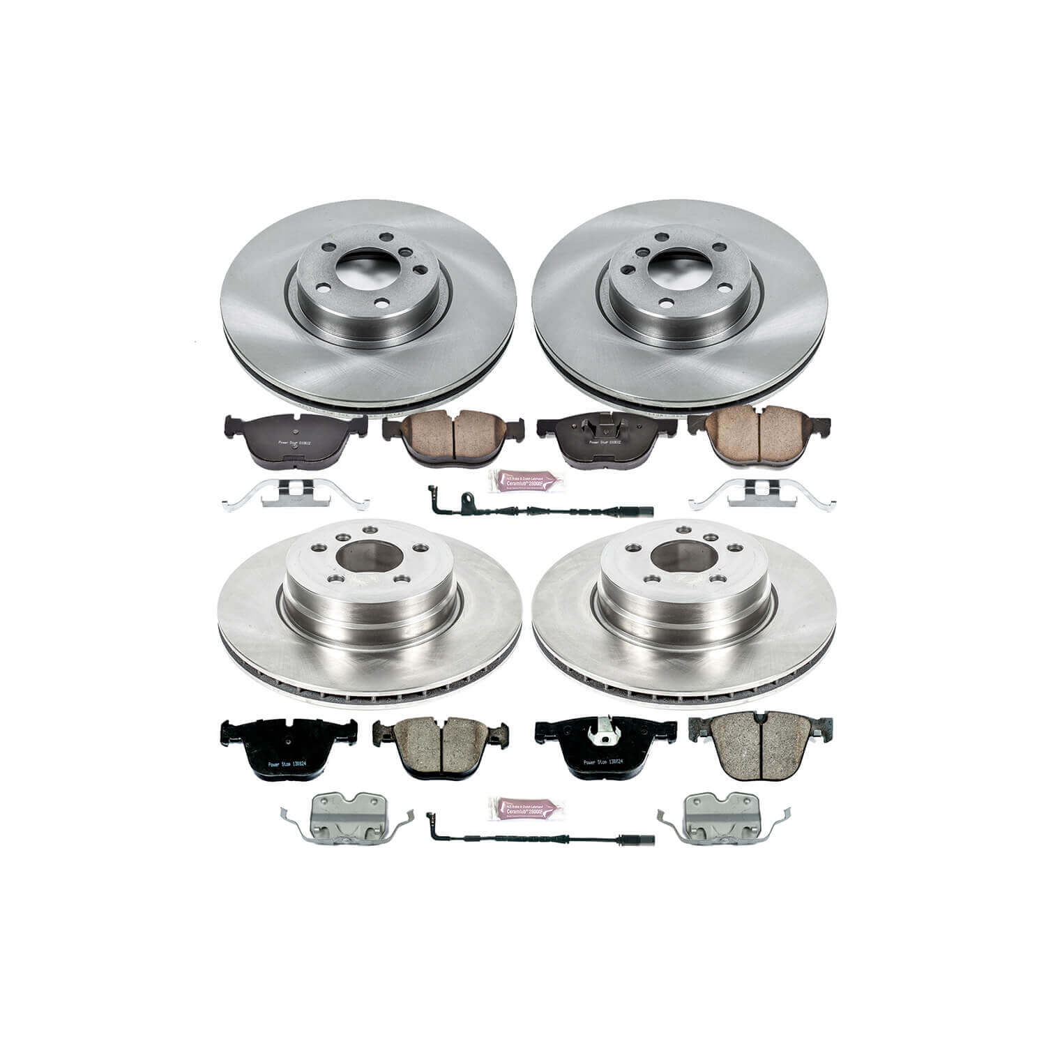 Power Stop KOE6060 Autospecialty - 1-Click Daily Driver Brake Kits (Front And Rear) for 2007-2010 BMW X5 product image