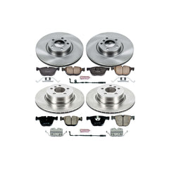 Power Stop KOE6060 Autospecialty - 1-Click Daily Driver Brake Kits (Front And Rear) for 2007-2010 BMW X5 product image