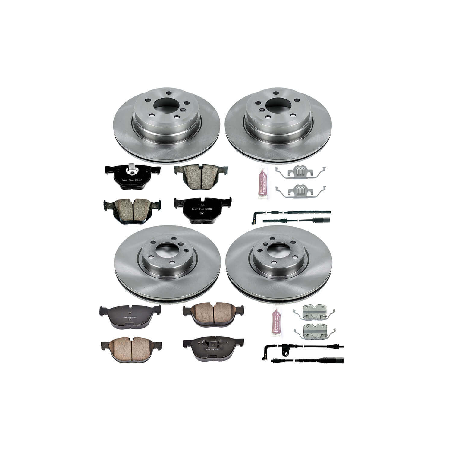 Power Stop KOE6063 Autospecialty - 1-Click Daily Driver Brake Kits (Front And Rear) for 2007-2010 BMW X5 product image