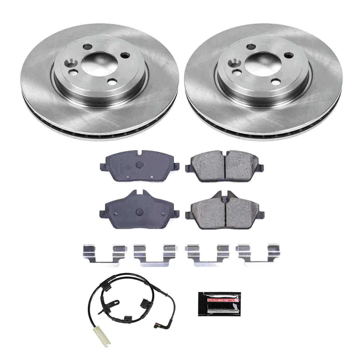Power Stop KOE6066 Autospecialty - 1-Click Daily Driver Brake Kits (Front) for 2007-2010 MINI Cooper product image