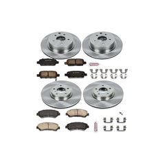 Power Stop KOE6075 Autospecialty - 1-Click Daily Driver Brake Kits (Front And Rear) for 2009-2014 Nissan Maxima product image