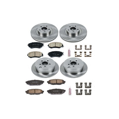 Power Stop KOE6083 Autospecialty - 1-Click Daily Driver Brake Kits (Front And Rear) for 2011-2014 Subaru Forester product image