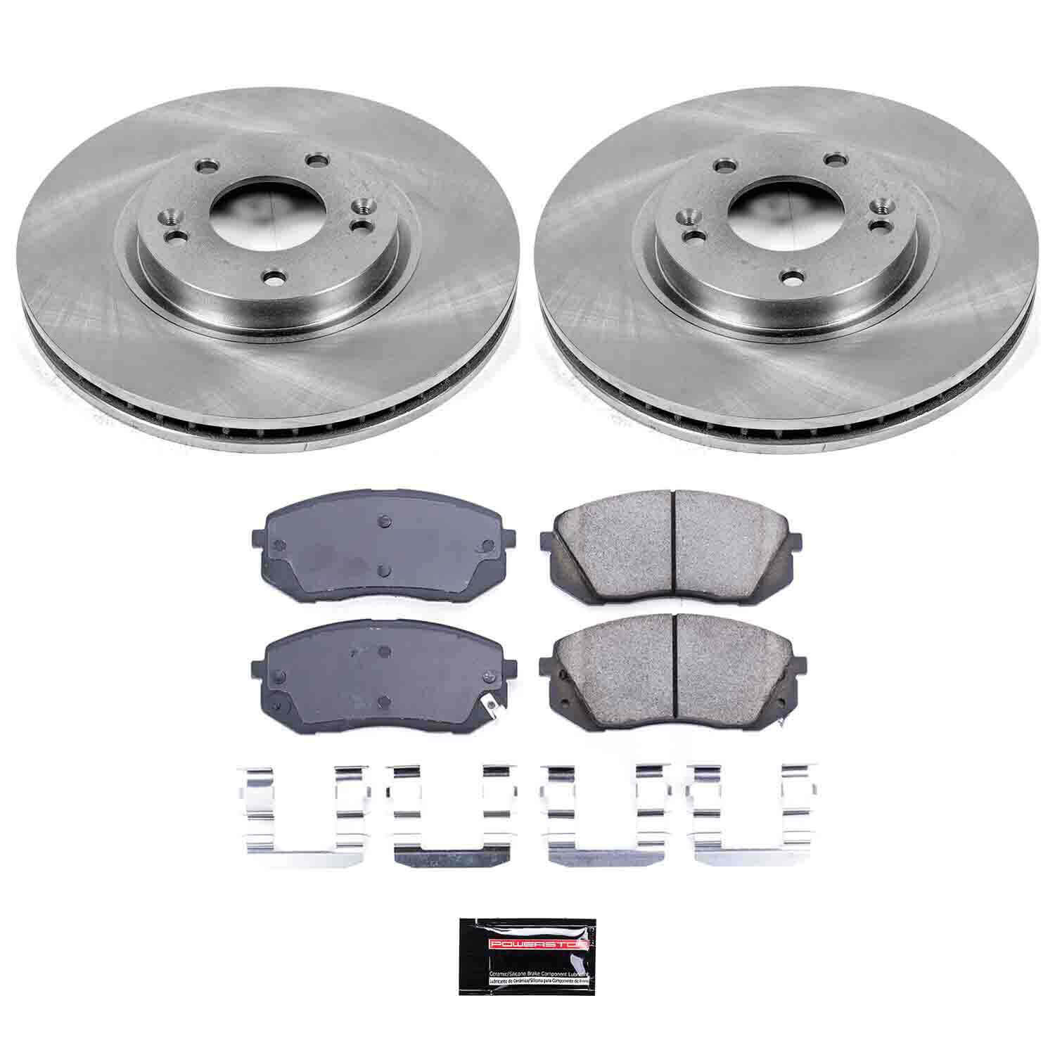 Power Stop KOE6087 Autospecialty - 1-Click Daily Driver Brake Kits (Front) for 2010-2016 Hyundai Tucson product image