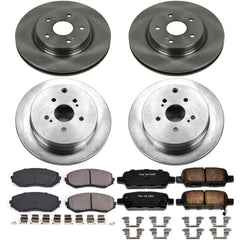 Power Stop KOE6090 Autospecialty 1-Click Daily Driver Front And Rear Pad And Rotor Kit for 2009-2013 Suzuki Grand Vitara product image