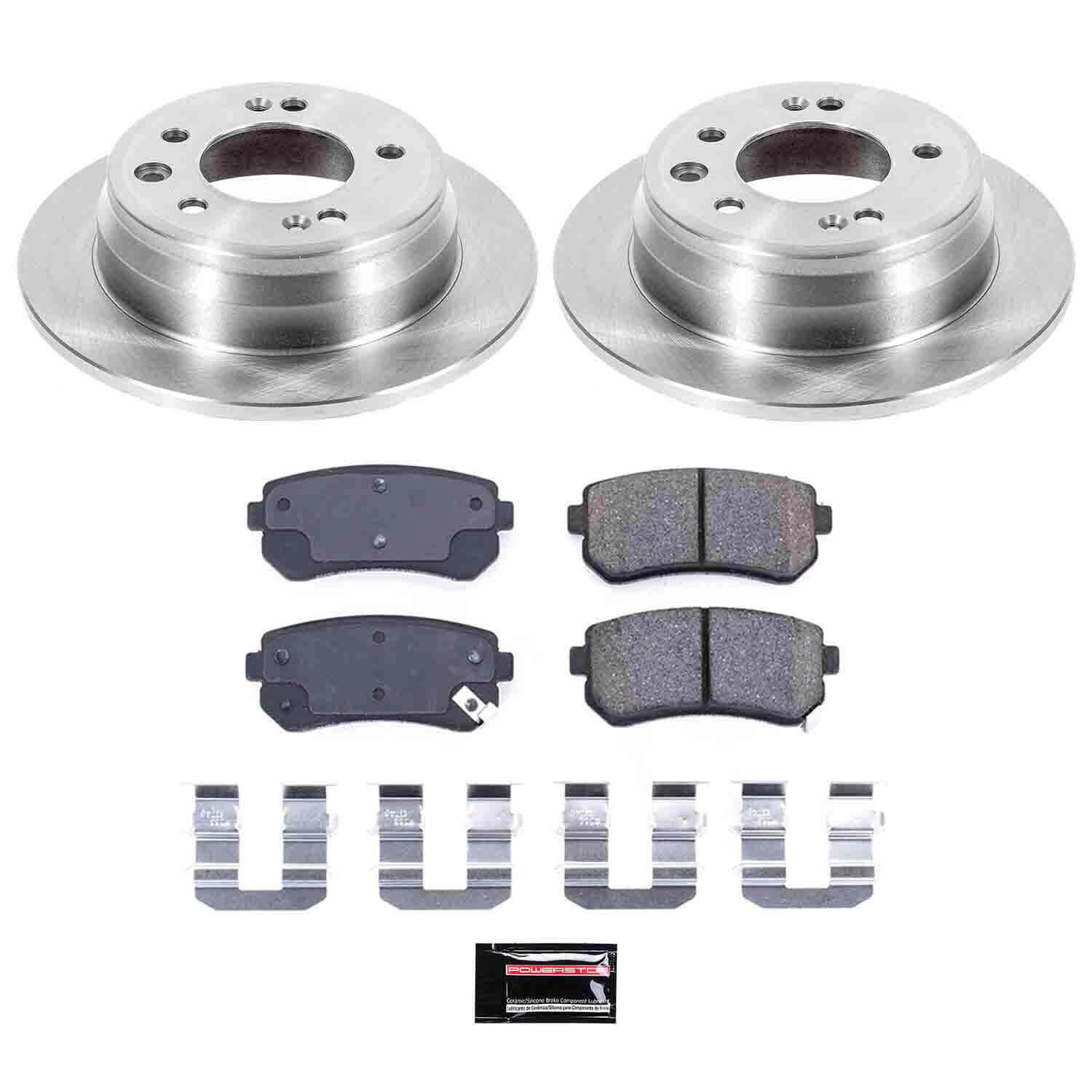 Power Stop KOE6093 Autospecialty - 1-Click Daily Driver Brake Kits (Rear) for 2009-2016 Hyundai Elantra product image