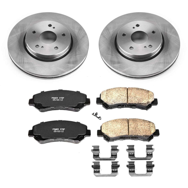 Power Stop KOE6102 Autospecialty 1-Click Daily Driver Front Brake Kit for 2010-2013 Suzuki Kizashi product image