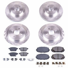 Power Stop KOE6105 Autospecialty 1-Click Daily Driver Front And Rear Brake Kit for 2012-2018 Toyota Yaris Rear Disc product image