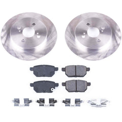 Power Stop KOE6106 Autospecialty 1-Click Daily Driver Rear Pad And Rotor Kit for 2012-2018 Toyota Yaris Rear Disc product image