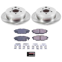 Power Stop KOE6107 Autospecialty - 1-Click Daily Driver Brake Kits (Rear) for 2012-2023 Subaru Forester product image