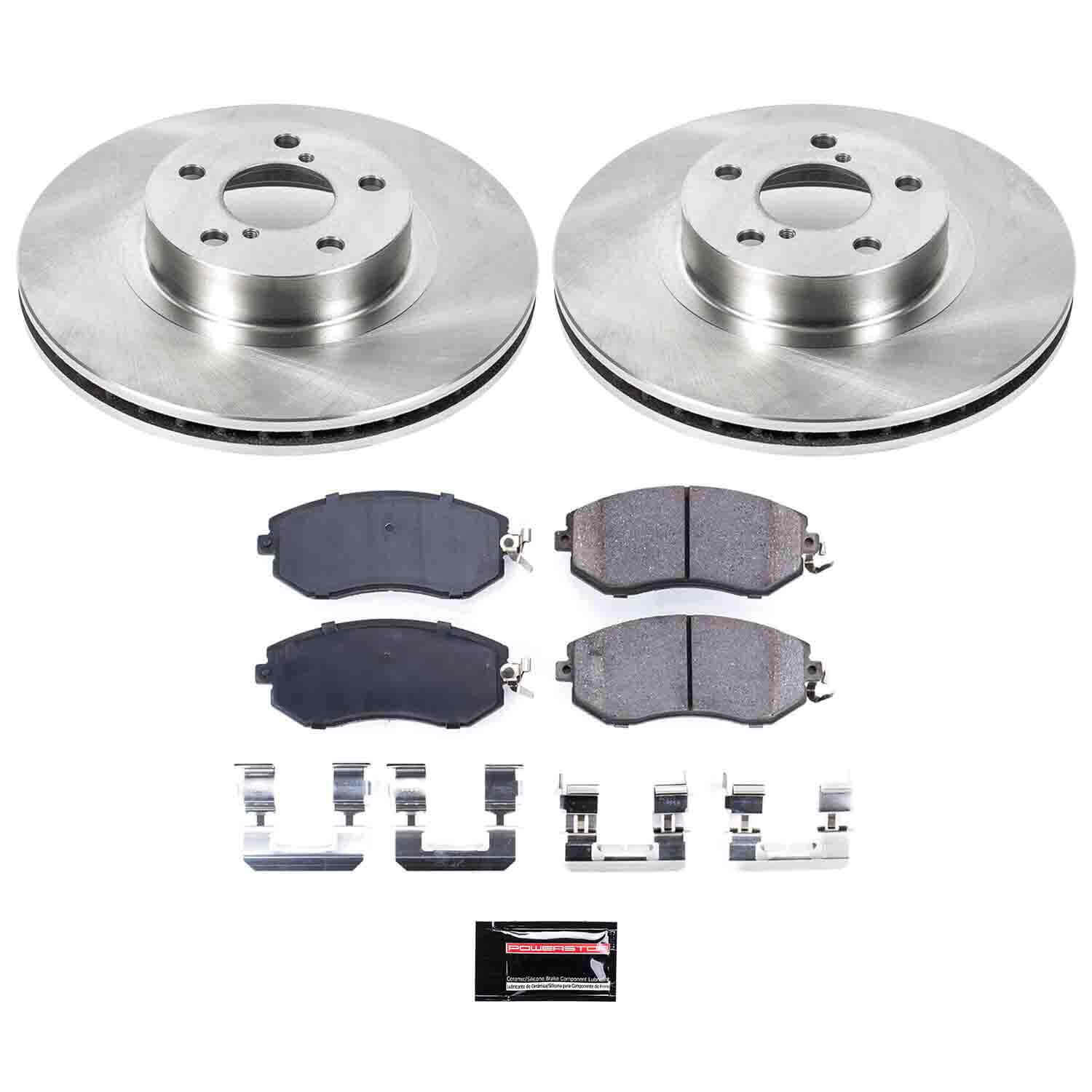Power Stop KOE6111 Autospecialty - 1-Click Daily Driver Brake Kits (Front) for 2011-2016 Subaru Brz product image