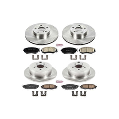 Power Stop KOE6113 Autospecialty - 1-Click Daily Driver Brake Kits (Front And Rear) for 2012-2016 Subaru Impreza product image