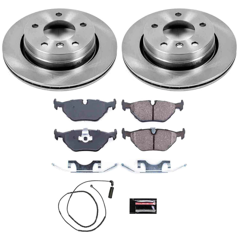 Power Stop KOE613 Autospecialty - 1-Click Daily Driver Brake Kits (Rear) for 1999-2000 BMW 323CI product image