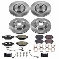 Power Stop KOE6130 Autospecialty 1-Click Daily Driver Front And Rear Brake Kit for 2012-2018 Audi A6 product image