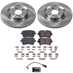 Power Stop KOE6139 Autospecialty 1-Click Daily Driver Plain Rotor Rear Brake Kit for 2012-2018 Audi A6 product image
