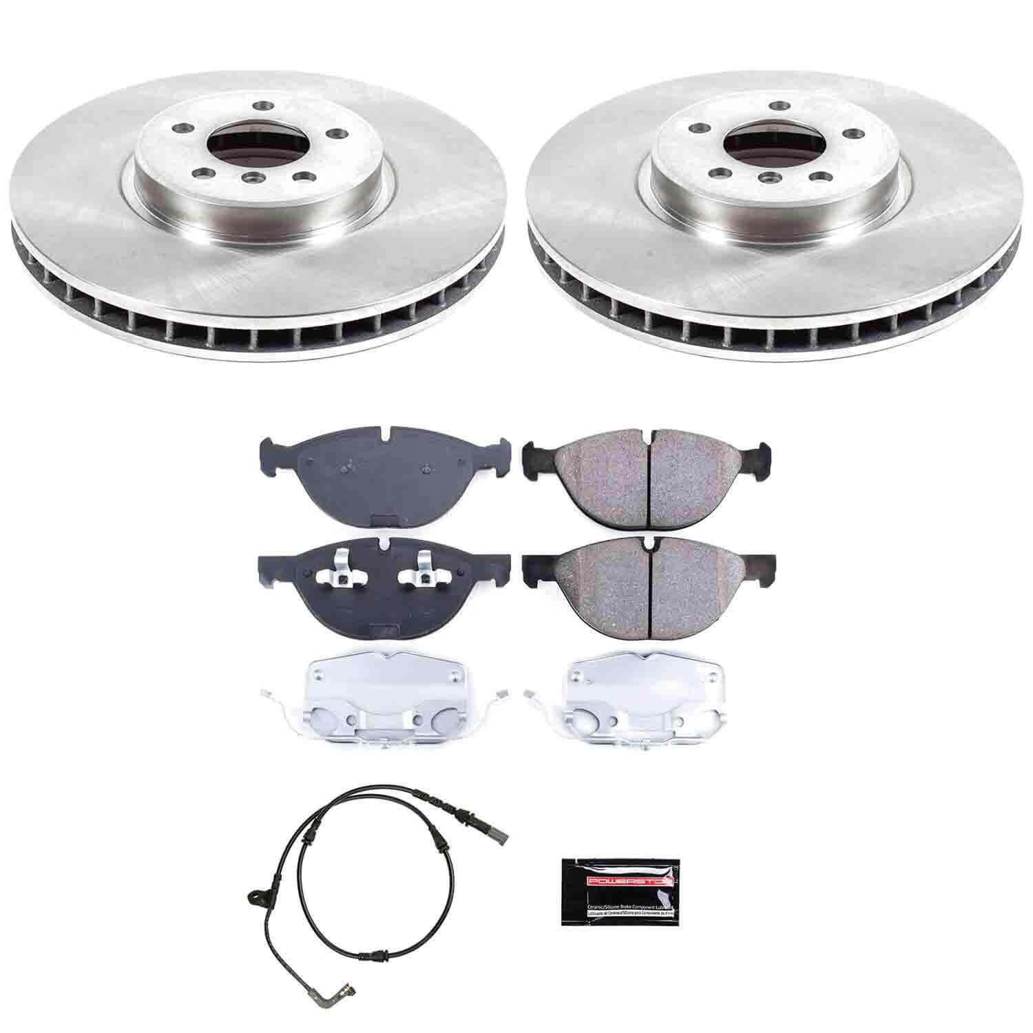 Power Stop KOE6144 Autospecialty - 1-Click Daily Driver Brake Kits (Front) for 2008-2009 BMW X6 product image