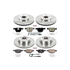 Power Stop KOE6145 Autospecialty - 1-Click Daily Driver Brake Kits (Front And Rear) for 2008-2009 BMW X6 product image