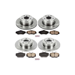 Power Stop KOE6153 Autospecialty - 1-Click Daily Driver Brake Kits (Front And Rear) for 1999-2004 Land Rover Discovery product image