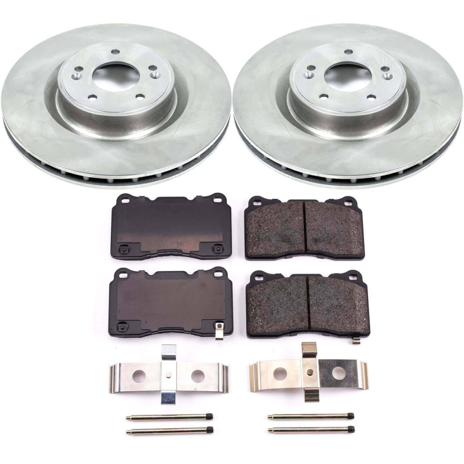 Power Stop KOE6166 Autospecialty - 1-Click Daily Driver Brake Kits (Front) for 2010-2016 Hyundai Genesis Coupe product image