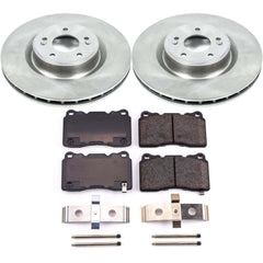 Power Stop KOE6166 Autospecialty - 1-Click Daily Driver Brake Kits (Front) for 2010-2016 Hyundai Genesis Coupe product image
