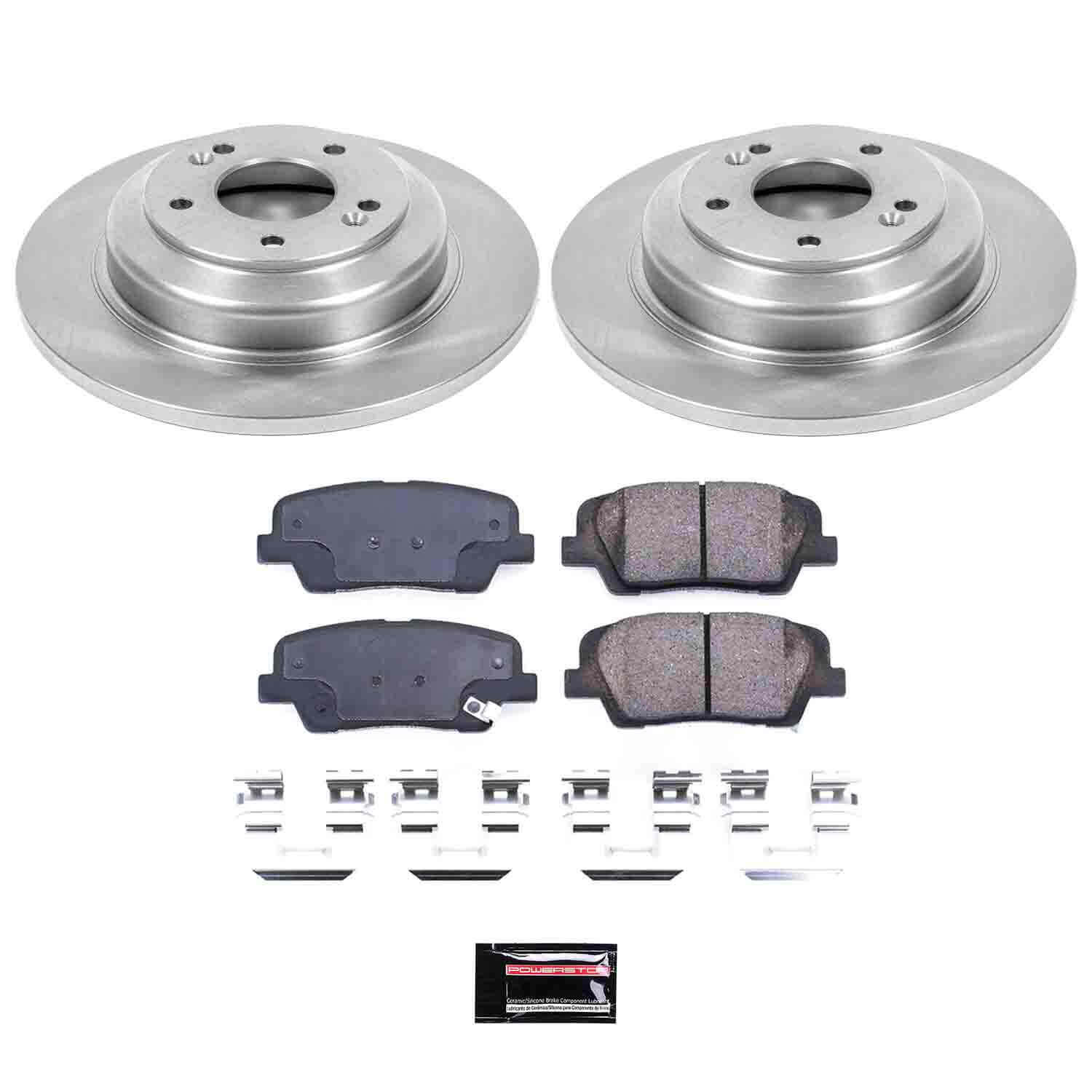 Power Stop KOE6168 Autospecialty - 1-Click Daily Driver Brake Kits (Rear) for 2010-2016 Hyundai Genesis Coupe product image