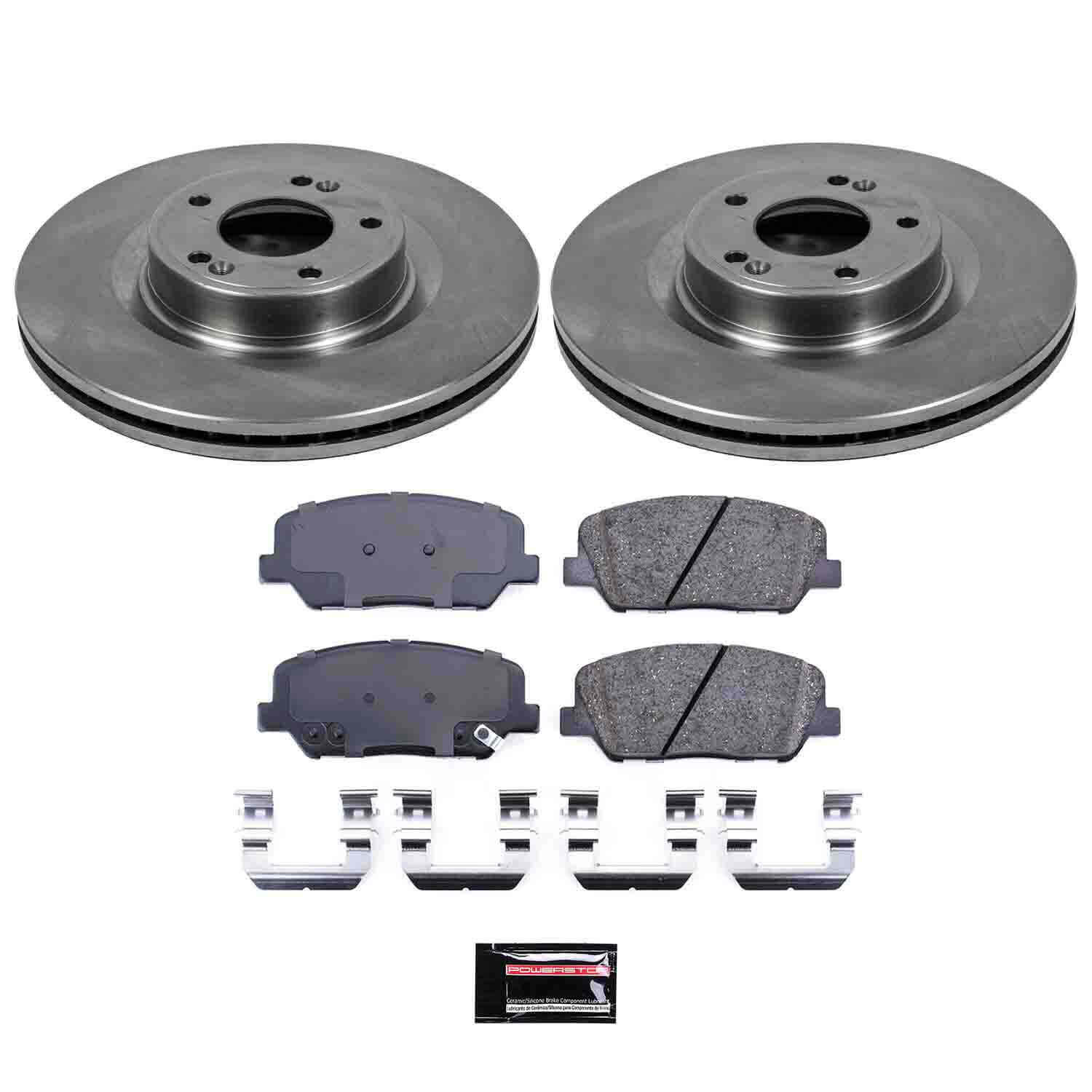 Power Stop KOE6169 Autospecialty - 1-Click Daily Driver Brake Kits (Front) for 2010-2016 Hyundai Genesis Coupe product image