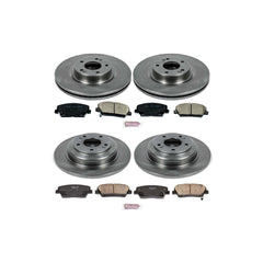 Power Stop KOE6170 Autospecialty - 1-Click Daily Driver Brake Kits (Front And Rear) for 2010-2016 Hyundai Genesis Coupe product image