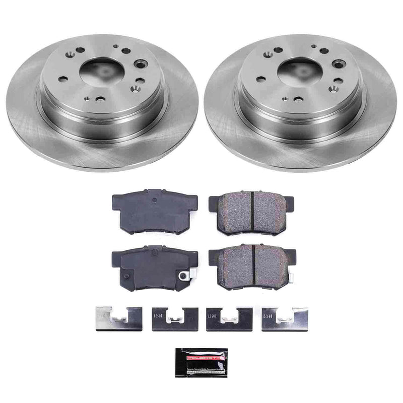 Power Stop KOE6172 Autospecialty - 1-Click Daily Driver Brake Kits (Rear) for 2002-2004 Honda CR-V product image