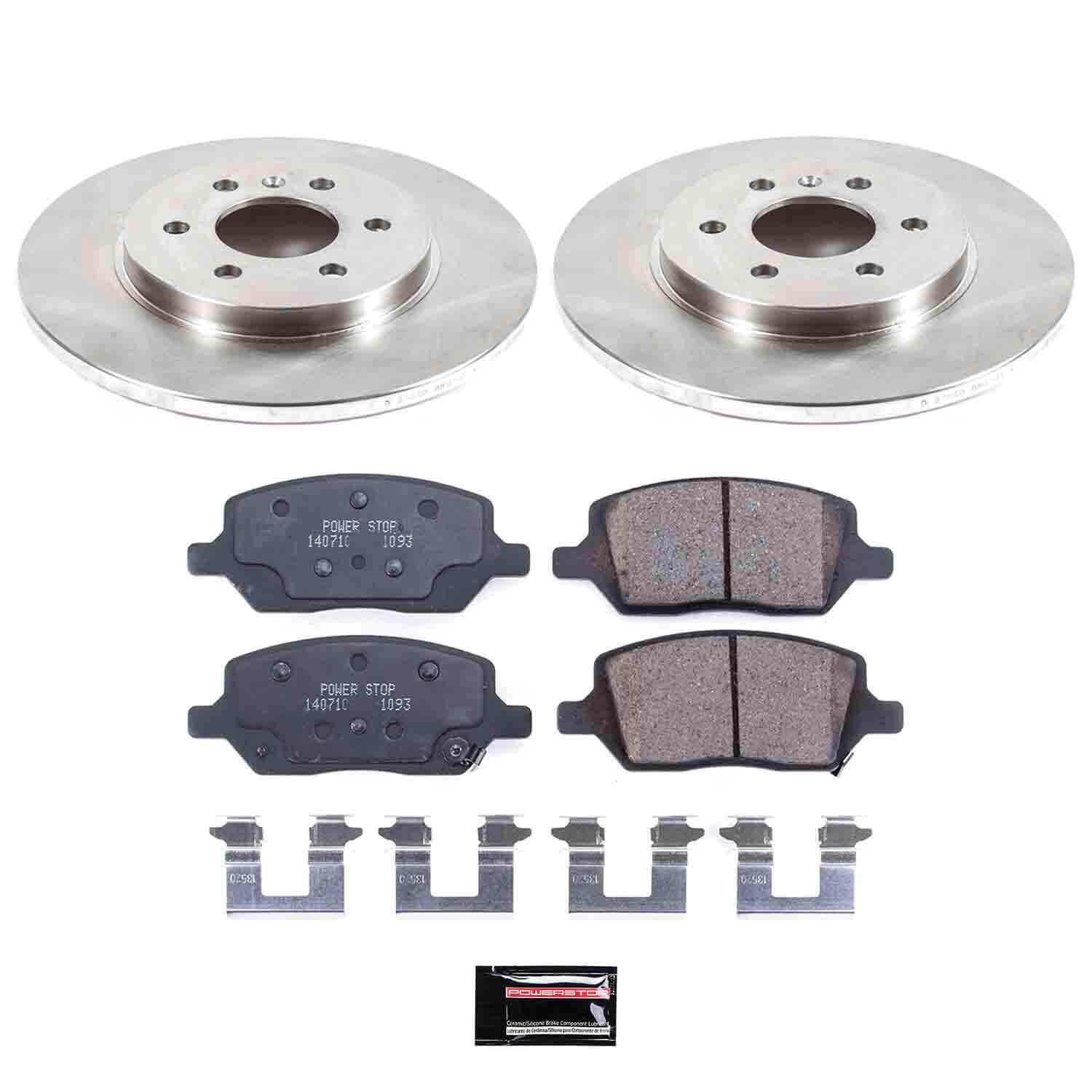 Power Stop KOE6174 Autospecialty - 1-Click Daily Driver Brake Kits (Rear) for 2006 Buick Terraza product image
