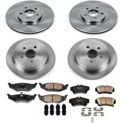Power Stop KOE6180 Autospecialty - 1-Click Daily Driver Brake Kits (Front And Rear) for 2010 Chrysler PT Cruiser product image