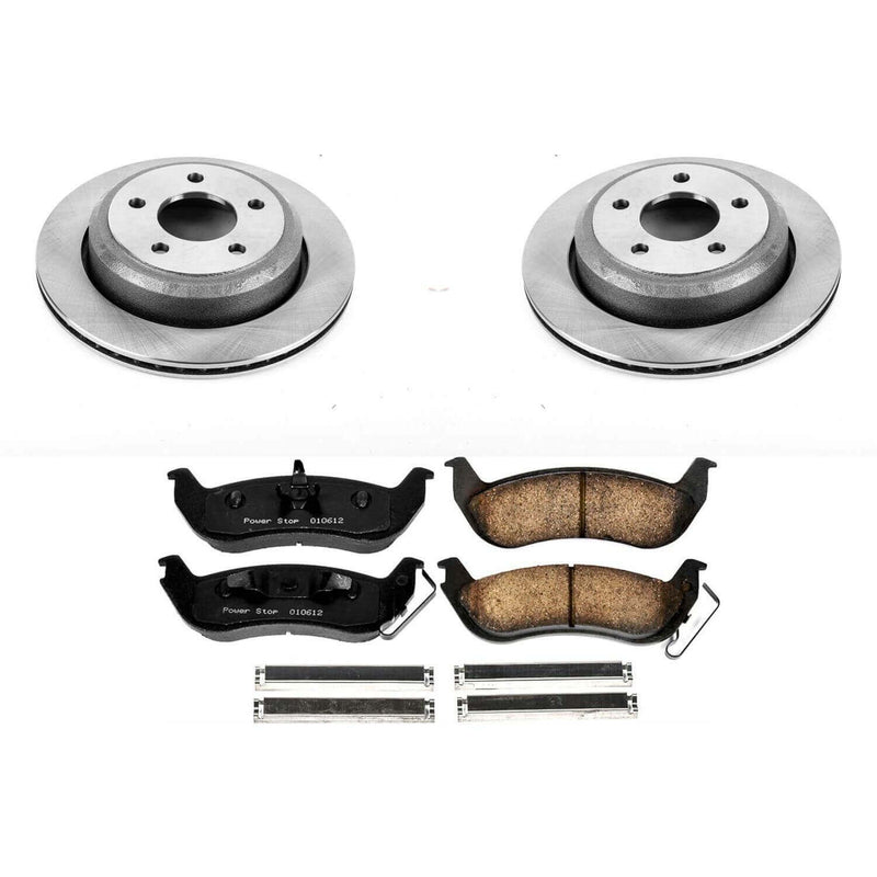 Power Stop KOE6181 Autospecialty - 1-Click Daily Driver Brake Kits (Rear) for 2010-2011 Ford Ranger product image