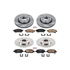 Power Stop KOE6185 Autospecialty - 1-Click Daily Driver Brake Kits (Front And Rear) for 2006 Buick Terraza product image