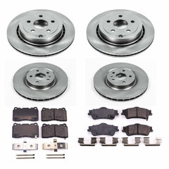 Power Stop KOE6187 Autospecialty - 1-Click Daily Driver Brake Kits (Front And Rear) for 2009 Pontiac G8 product image