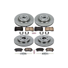 Power Stop KOE6188 Autospecialty - 1-Click Daily Driver Brake Kits (Front And Rear) for 2012-2013 Buick Regal product image