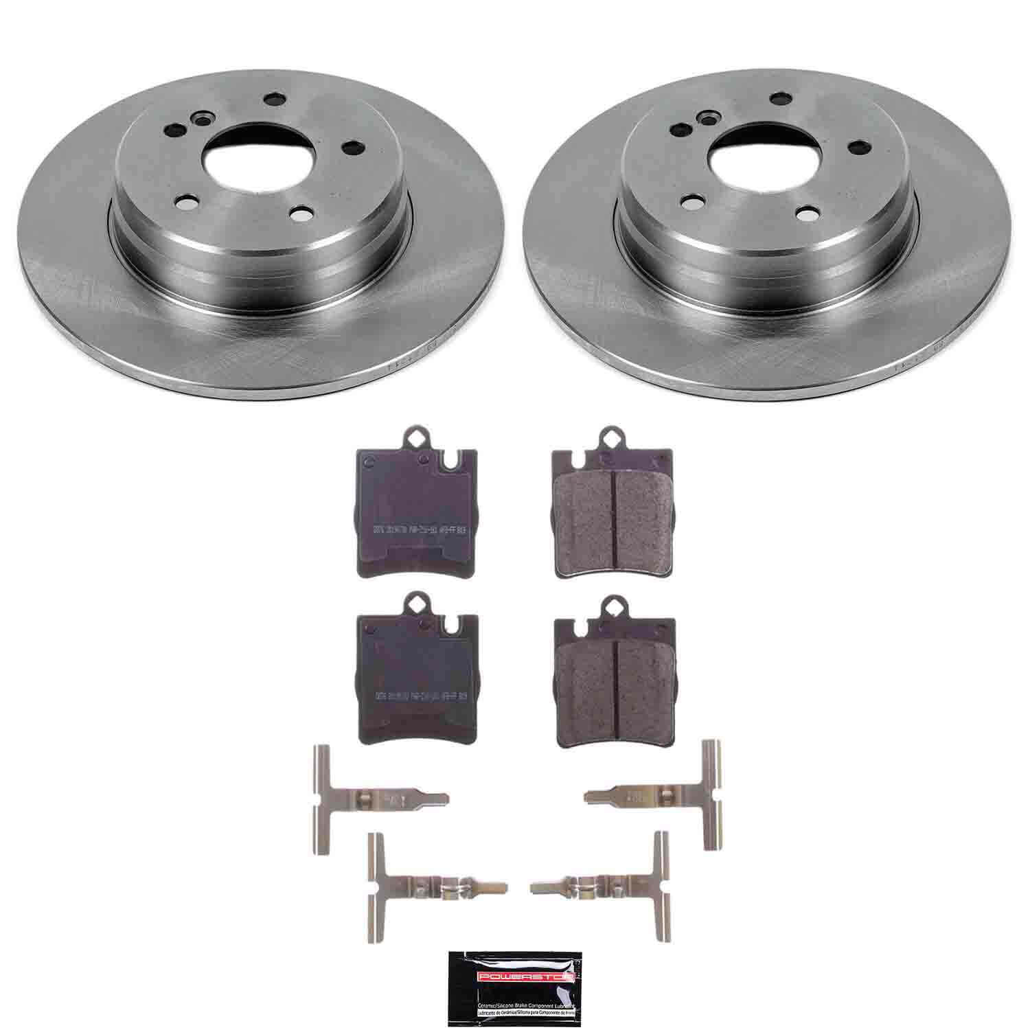 Power Stop KOE620 Autospecialty - 1-Click Daily Driver Brake Kits (Rear) for 2005-2011 Mercedes-Benz SLK280 product image