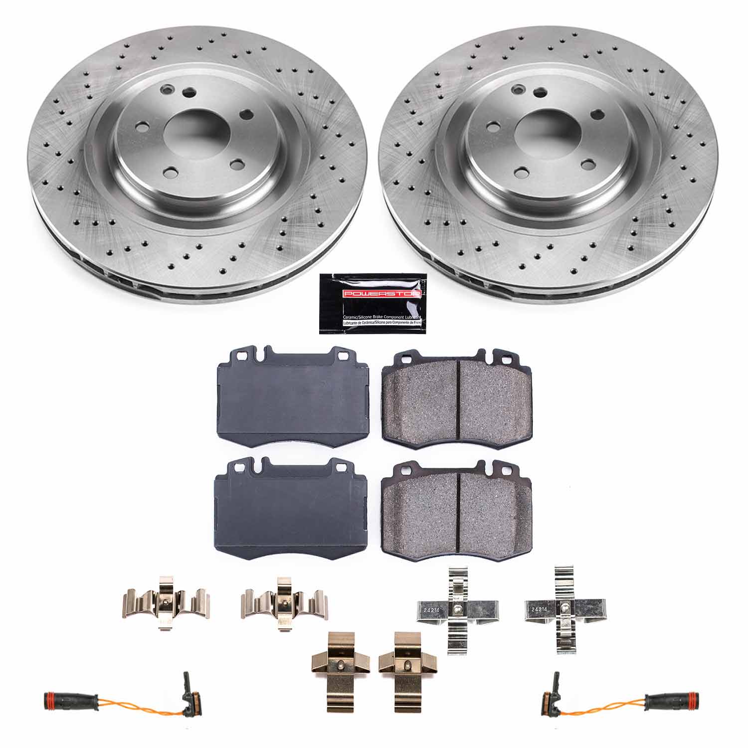Power Stop KOE6205 Autospecialty 1-Click Daily Driver Front Brake Kit for 2002-2004 Mercedes-Benz C32 AMG product image