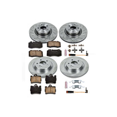 Power Stop KOE6211 Autospecialty - 1-Click Daily Driver Brake Kits (Front And Rear) for 1999-2003 Mercedes-Benz CL500 product image