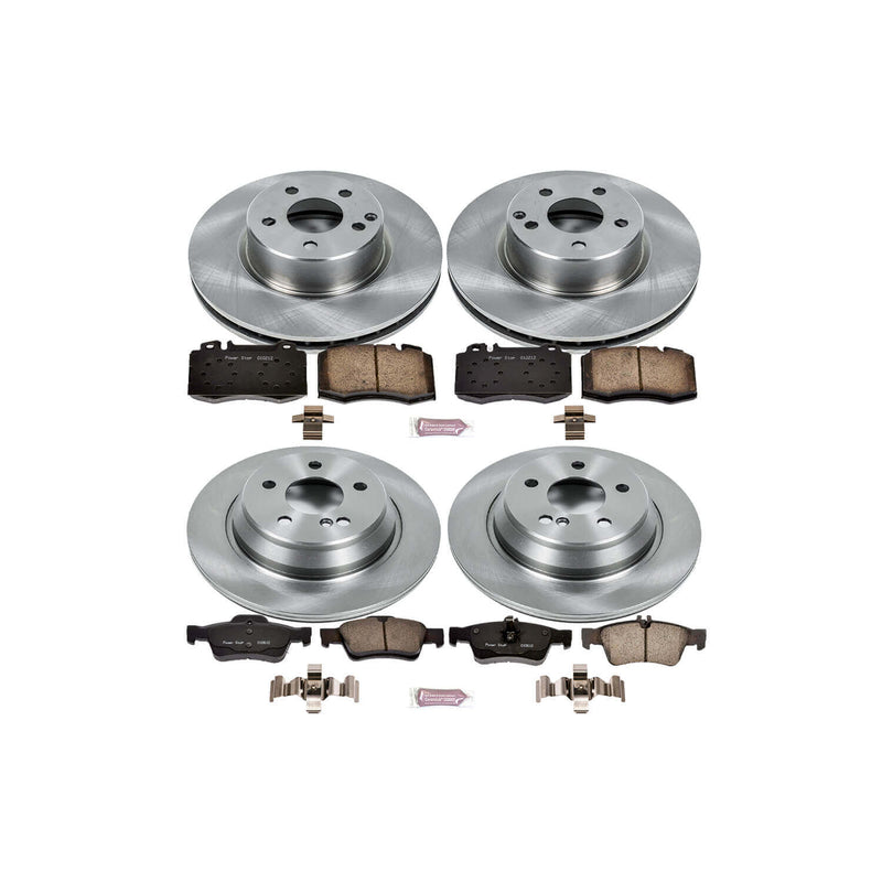 Power Stop KOE6229 Autospecialty - 1-Click Daily Driver Brake Kits (Front And Rear) for 2003-2006 Mercedes-Benz CL500 product image